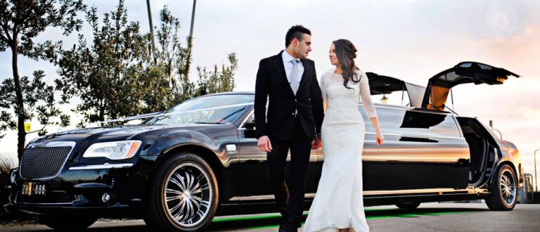 Couples See Each Other With Rolls Royce Car